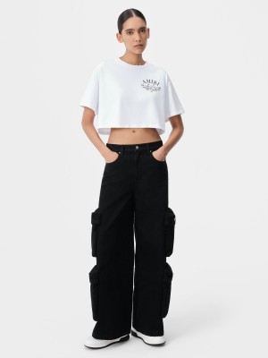 Amiri Baggy Cargo Jean Denim Donna Nere | 056289-QMN
