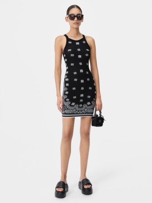 Amiri Bandana Dress Maglieria Donna Nere | 297834-KJC