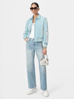 Amiri Bones Jacket Capispalla Donna Blu | 765018-JOS