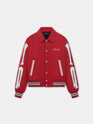 Amiri Bones Jacket Capispalla Uomo Rosse | 238967-XZU