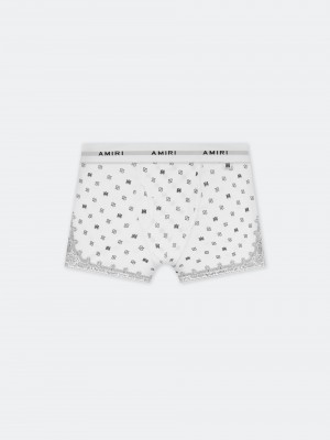 Amiri Ma Paisley Briefs 2 Pack Slip Uomo Bianche | 683179-MBT
