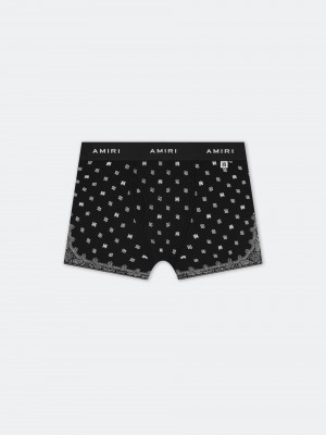 Amiri Ma Paisley Briefs 2 Pack Slip Uomo Nere | 895174-CJH