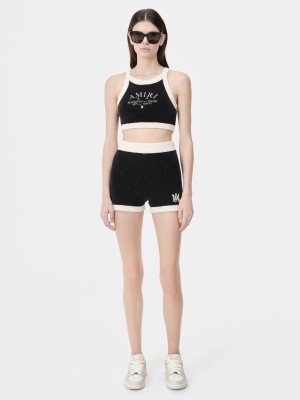 Amiri Ma Short Pantaloncini Donna Nere | 956478-YEC