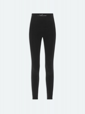 Amiri Seamless Leggings Abbigliamento Sportivo Donna Nere | 461752-BMC