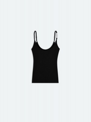 Amiri Vertical Tank Top Maglieria Donna Nere | 597621-EFR