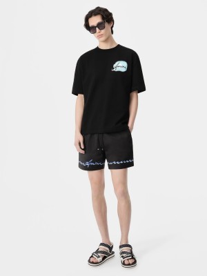 Amiri Wave Swim Trunk Abbigliamento Nuoto Uomo Nere | 680752-BGO